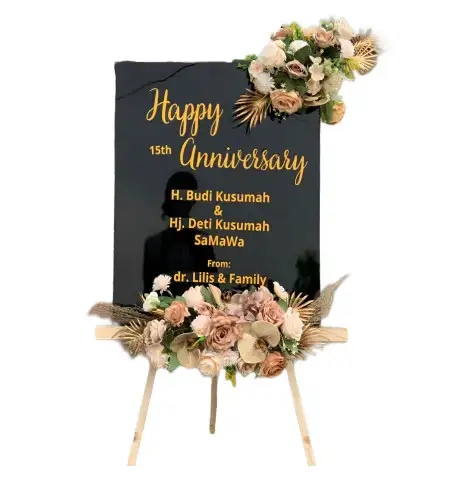 Papan Bunga Akrilik Kandangtepus