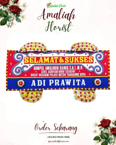 Papan Bunga Ucapan Selamat Kandangtepus